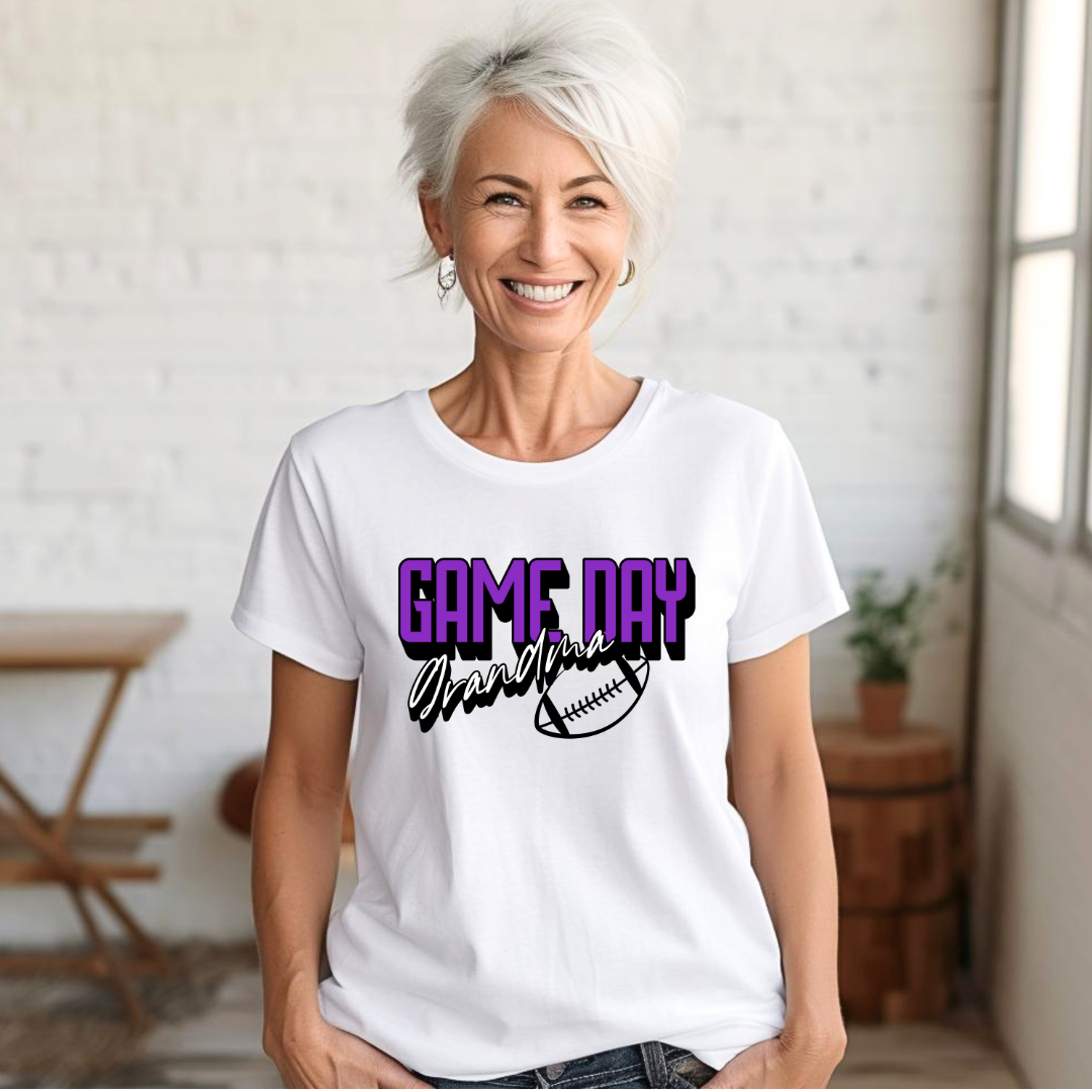 Football Grandma Purple